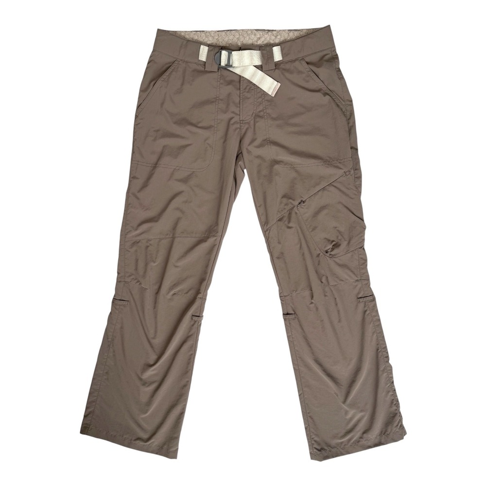 Outdoor Research Hiking Pants Women 8 Brown Roll Up Cargo Gorpcore Neutral Activ